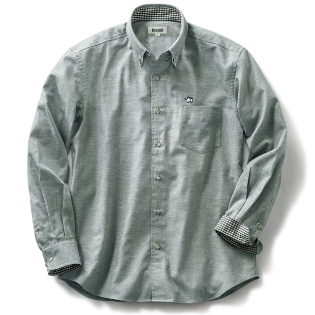 オーガニックコットンストレッチシャツ