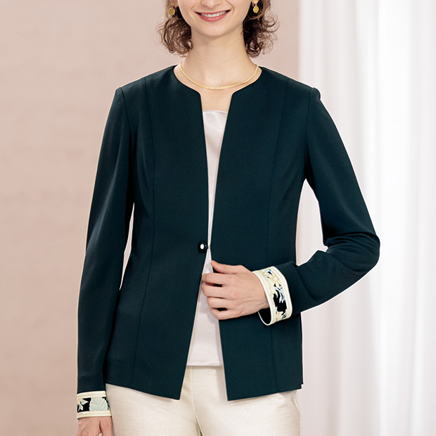 プリントデザインジャケット