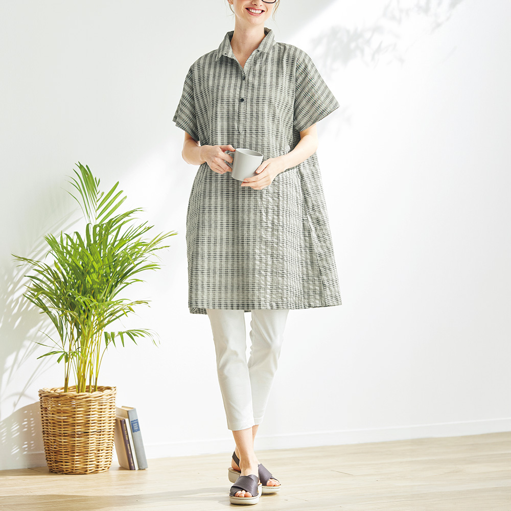 琵琶の葦布／ビッグシャツ