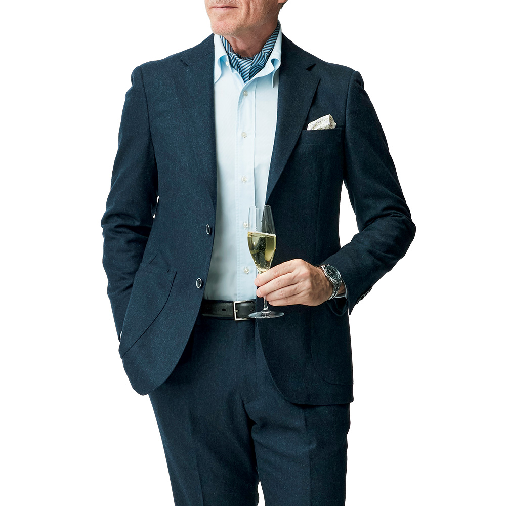 尾州ウール混･セットアップジャケット