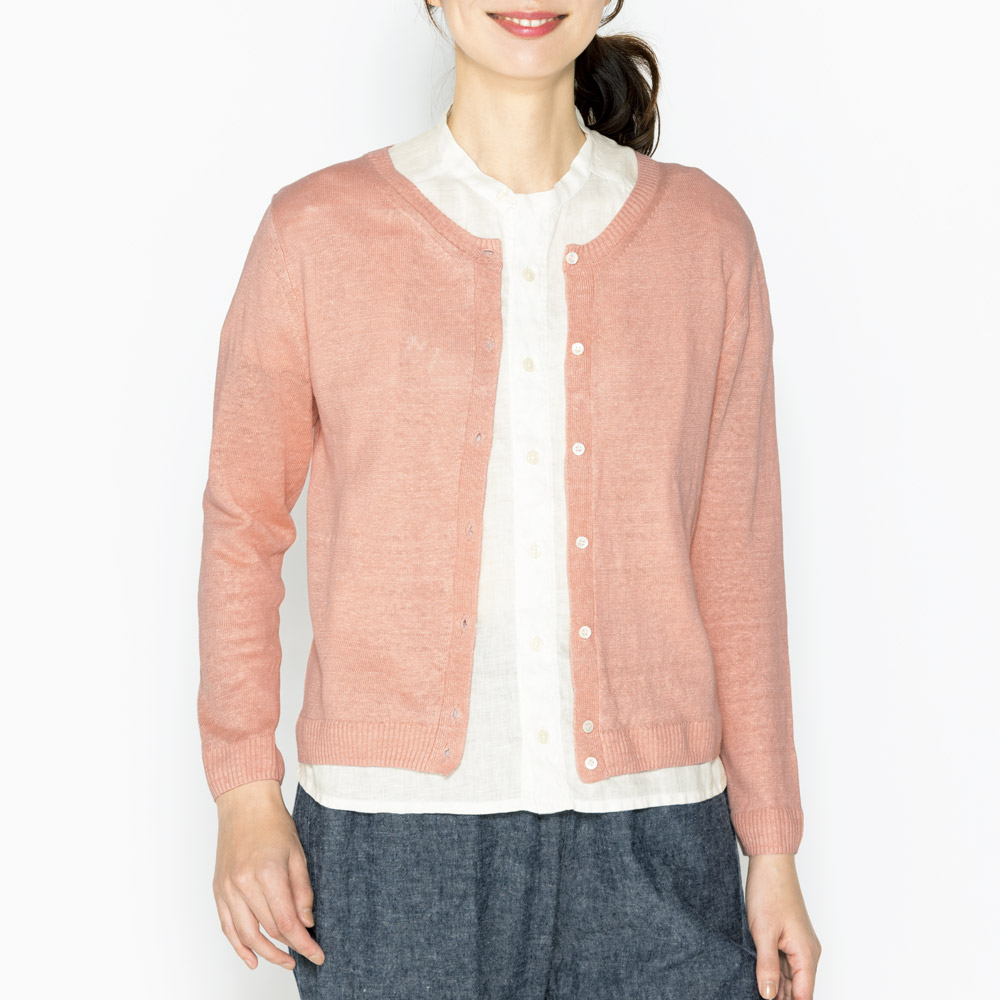 リネンカーディガン