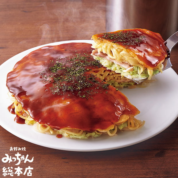 元祖広島流お好み焼4食