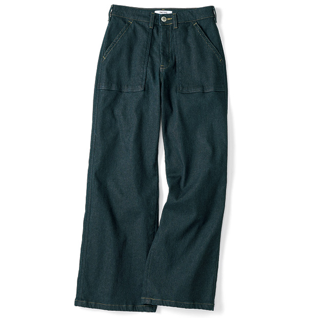 裏起毛デニムパンツ