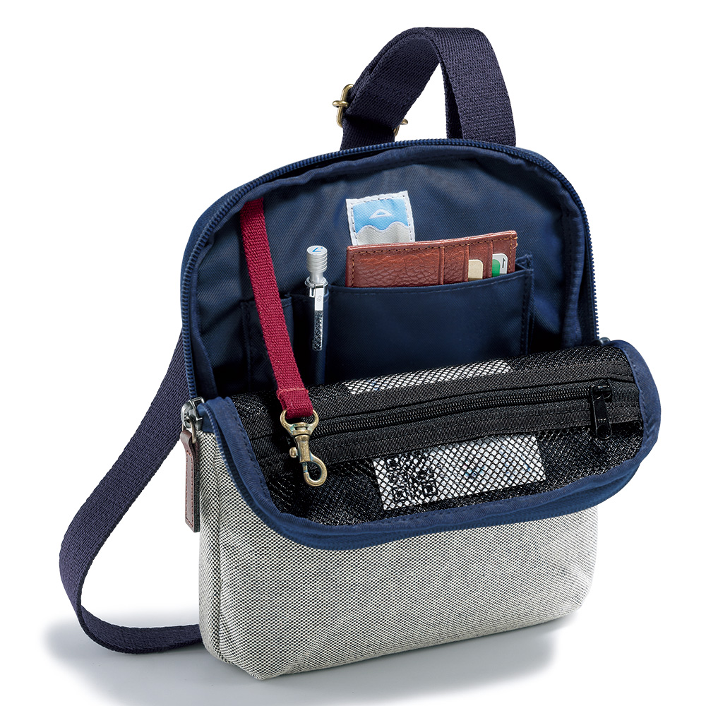 8号シャンブレー帆布･GOGOポシェット