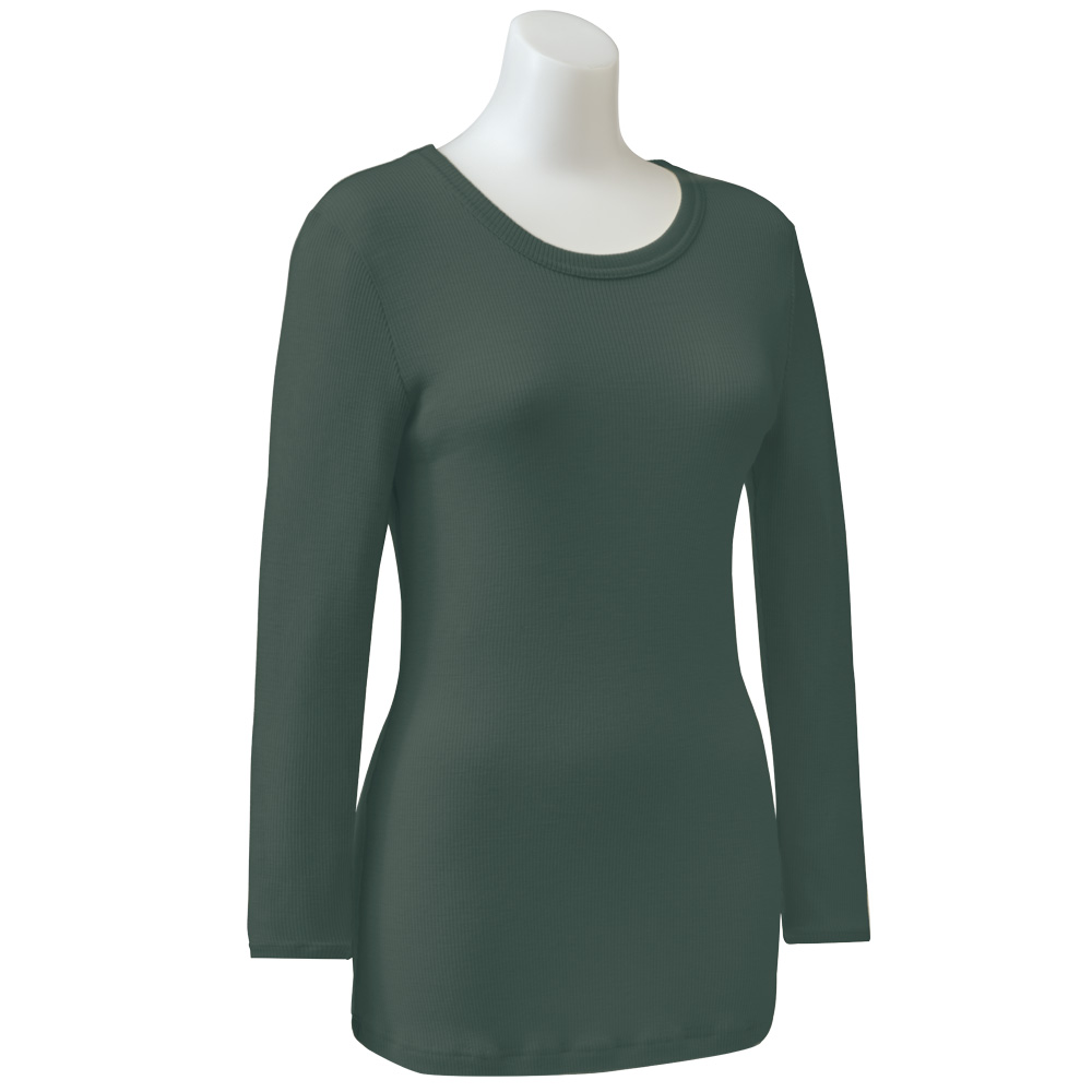 メリノウール・リブ編みプルオーバー