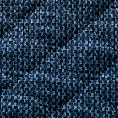 キルティングハイネックニットパジャマ