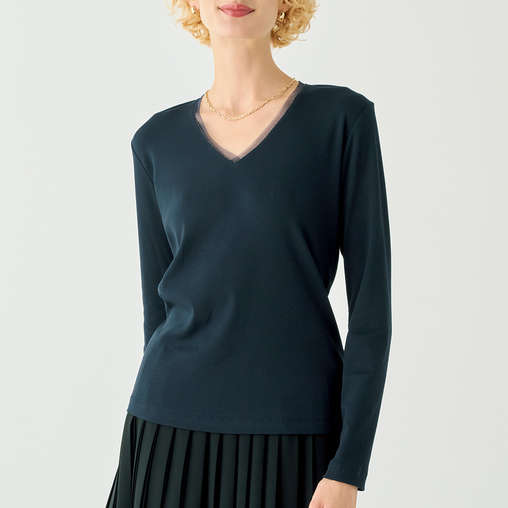 チュール使いのテレコプルオーバー