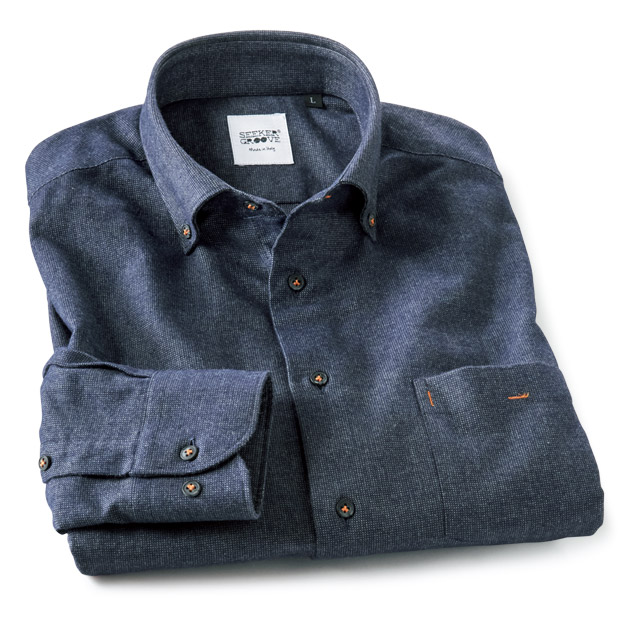 イタリア製･コットンソフトB.D.シャツ