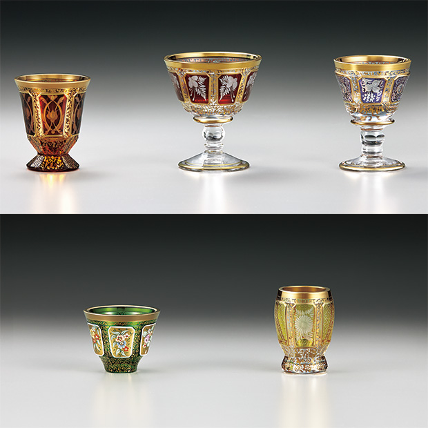 24金彩酒器コレクション5種セット