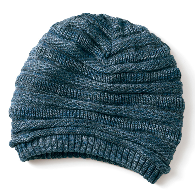シルクコットンニット帽