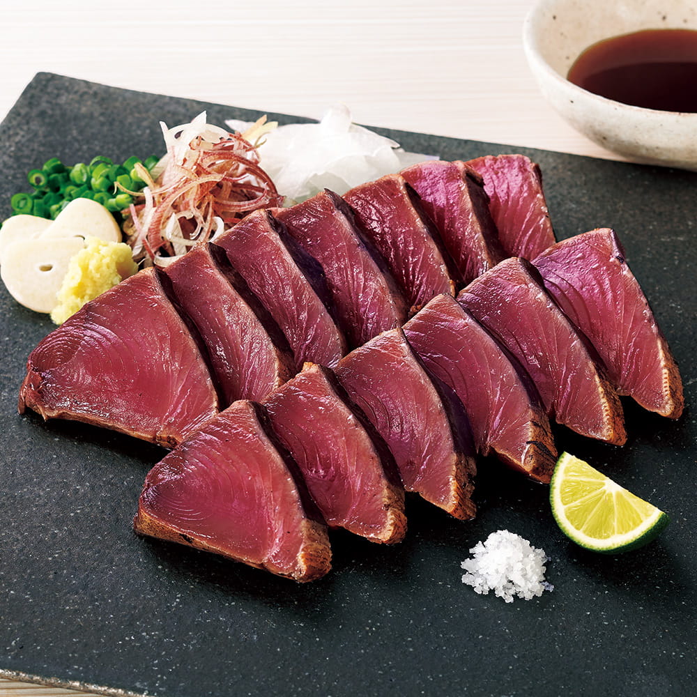高知県産 朝獲れかつお藁焼き 2本セット