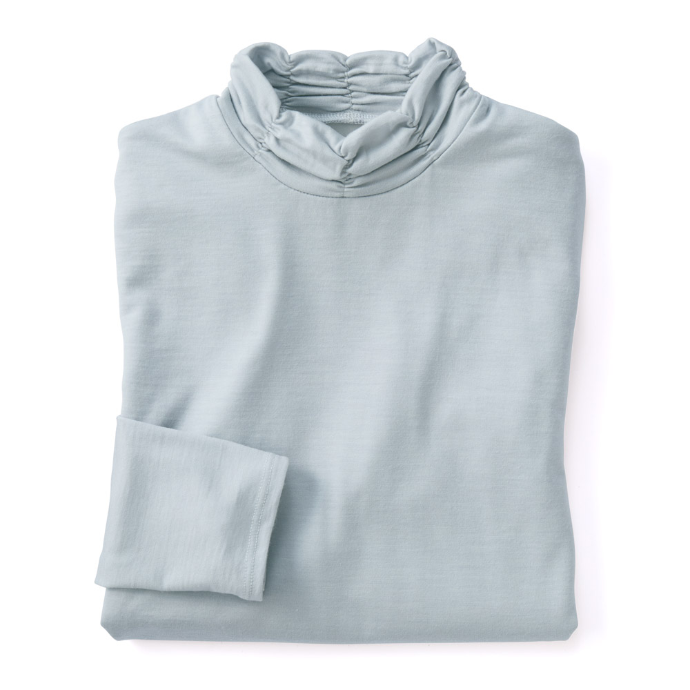 洗えるウール･シャーリングプルオーバー