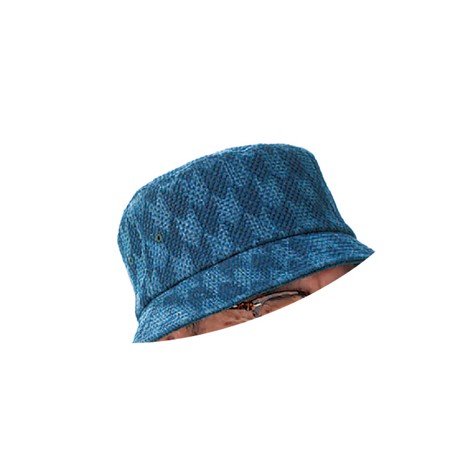 矢羽根柄・文様刺しバケットハット