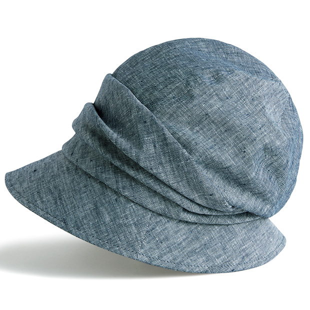 シャンブレー麻ベレケット／当社限定モデル