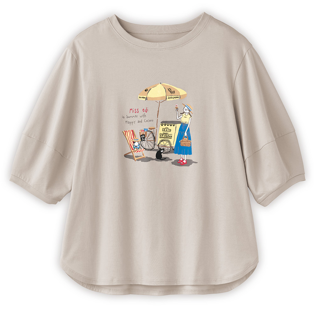 プリントデザインTシャツ