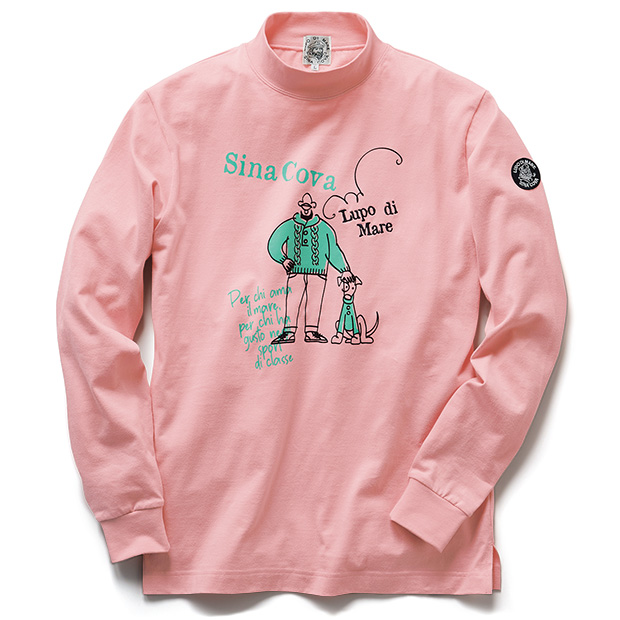 ハイネック長袖Tシャツ