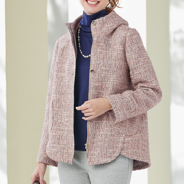 イタリア生地ショートコート