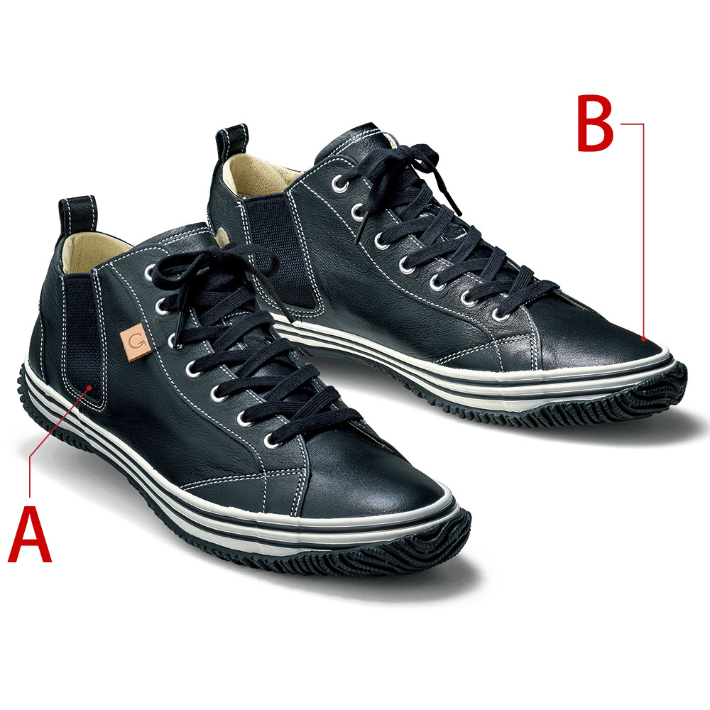 カンガルーレザースニーカー