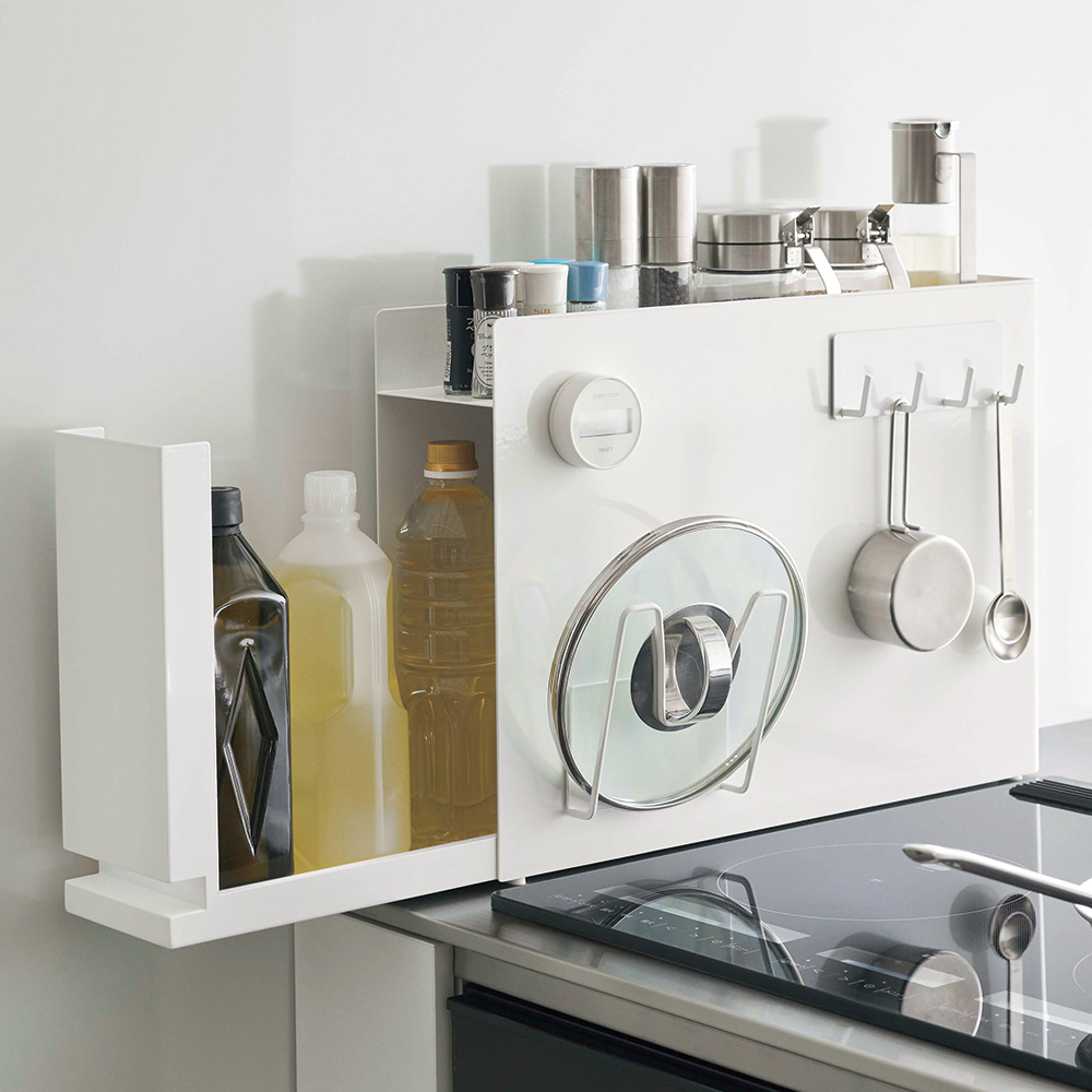 隠せる調味料ラック タワー