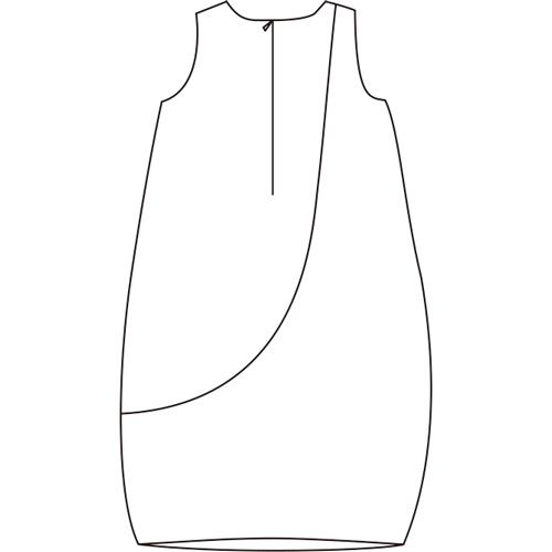 ウールガーゼのジャンパースカート