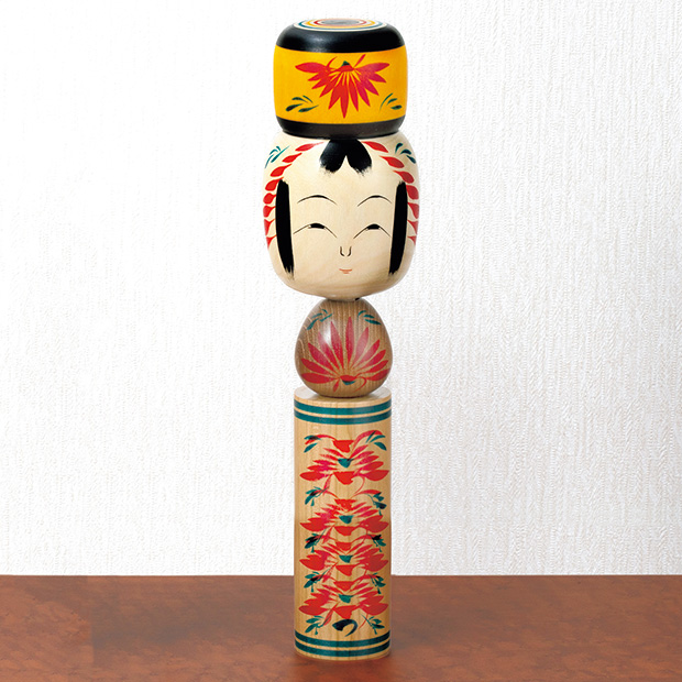 遠刈田系明かりこけし／我妻昇工人作