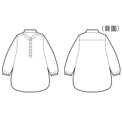 機能付きAラインチュニック