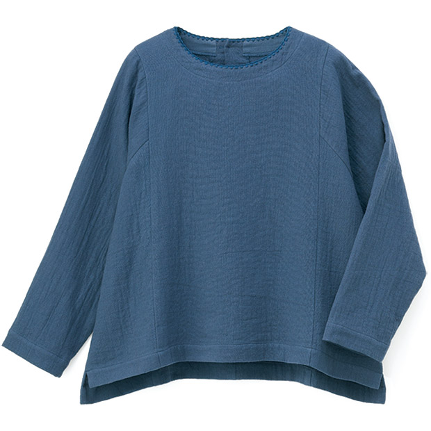 ダブルガーゼプルオーバー