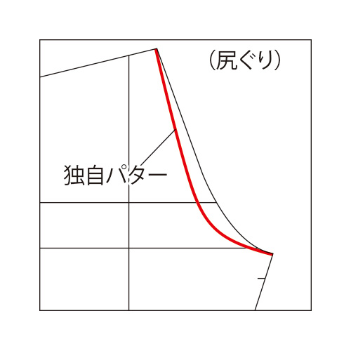 のびのび裏起毛のコーデュロイ風イージースラックス
