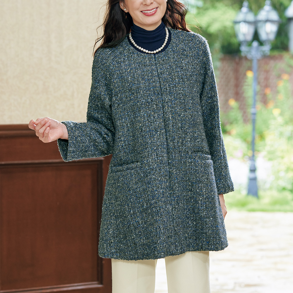 ツイードチュニック
