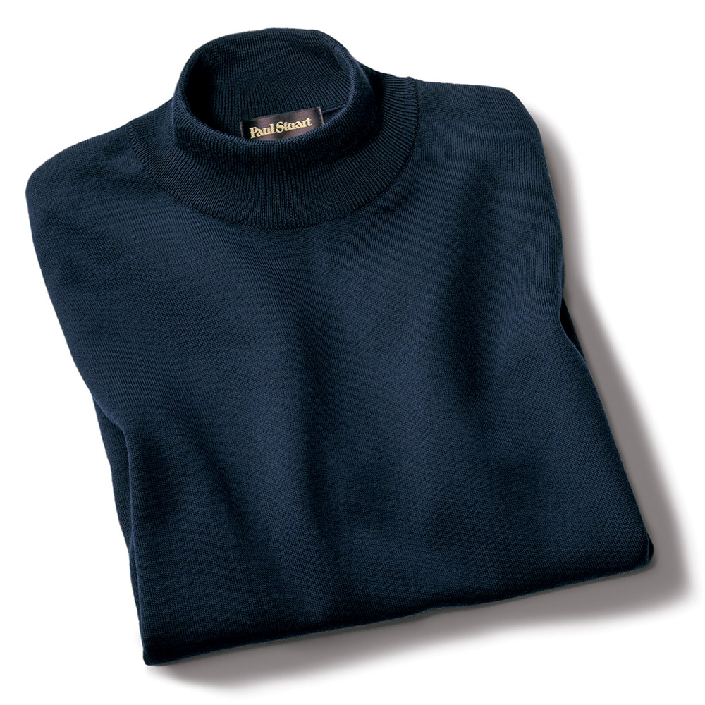 洗えるハイネックセーター