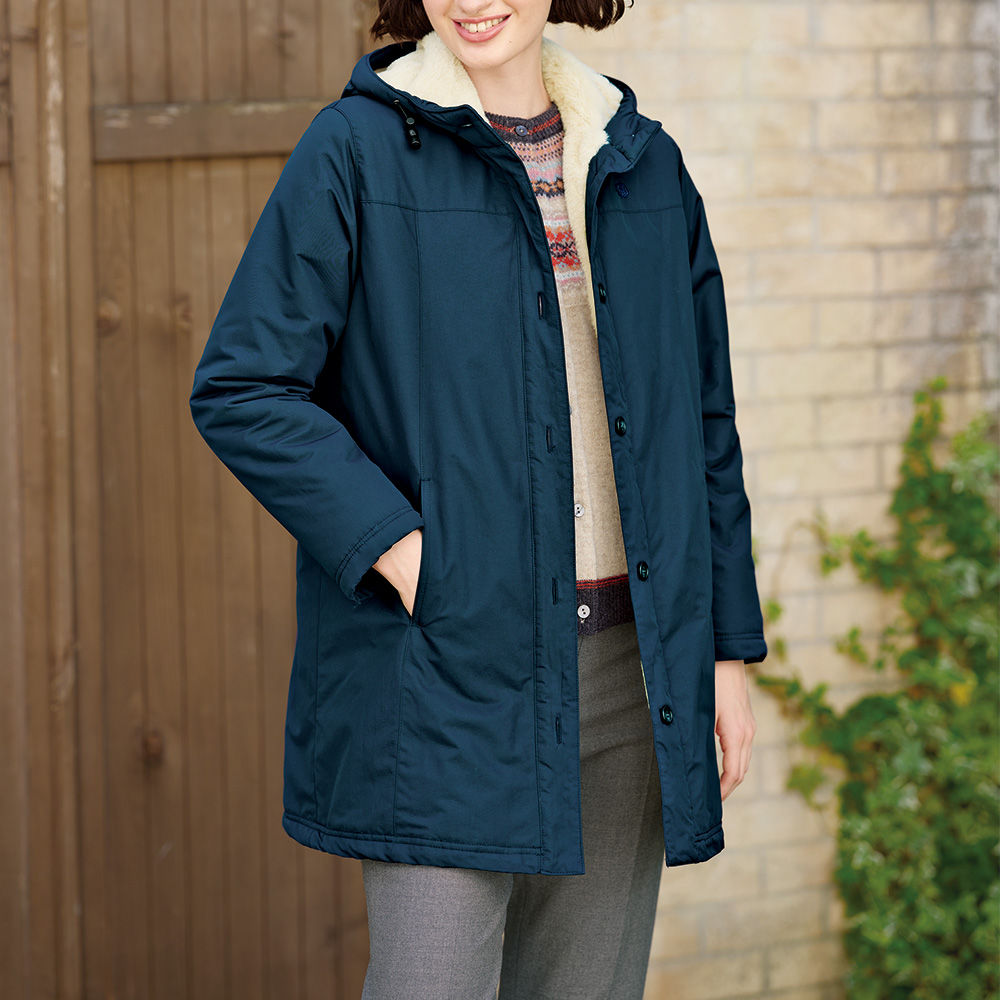 撥水･裏総ボアあったかコート／当社限定