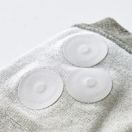 遠赤シルク磁気足裏サポーター／2足セット