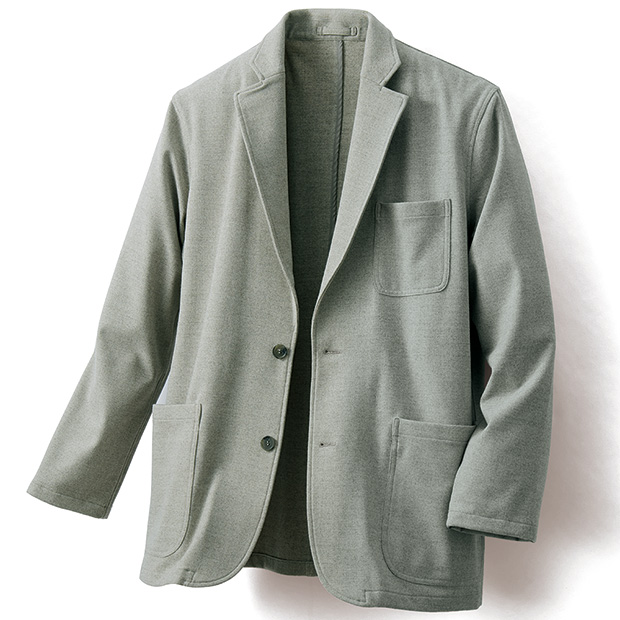 ウールライク両面起毛・柔らかジャケット