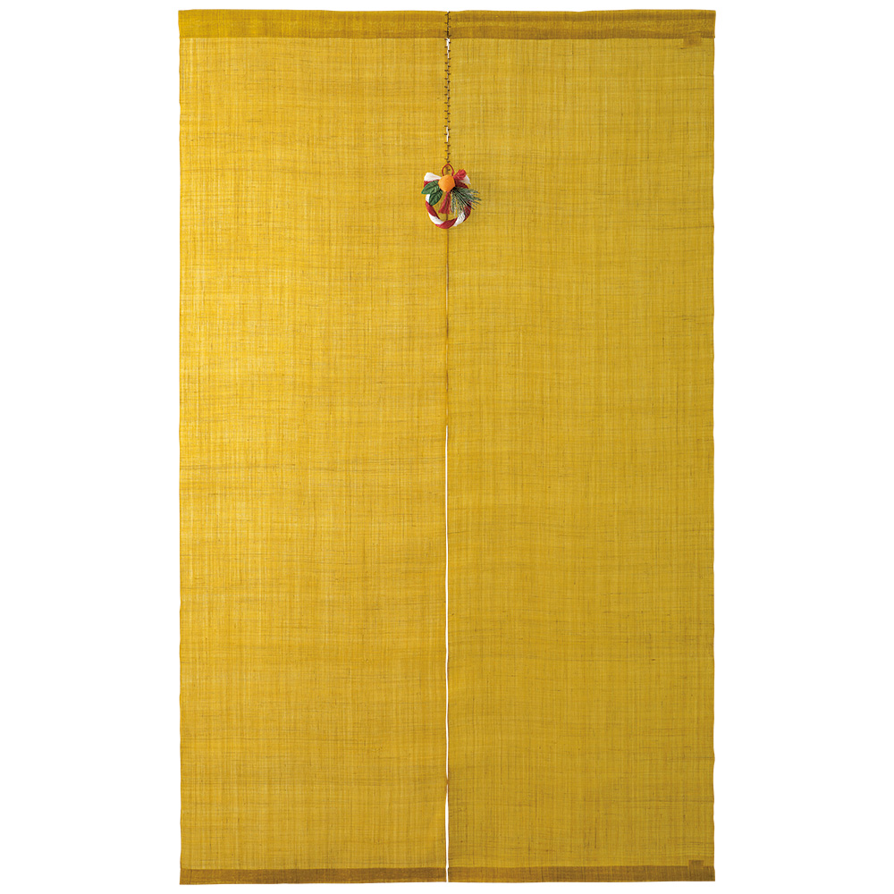 のれん＆橙の福かざり