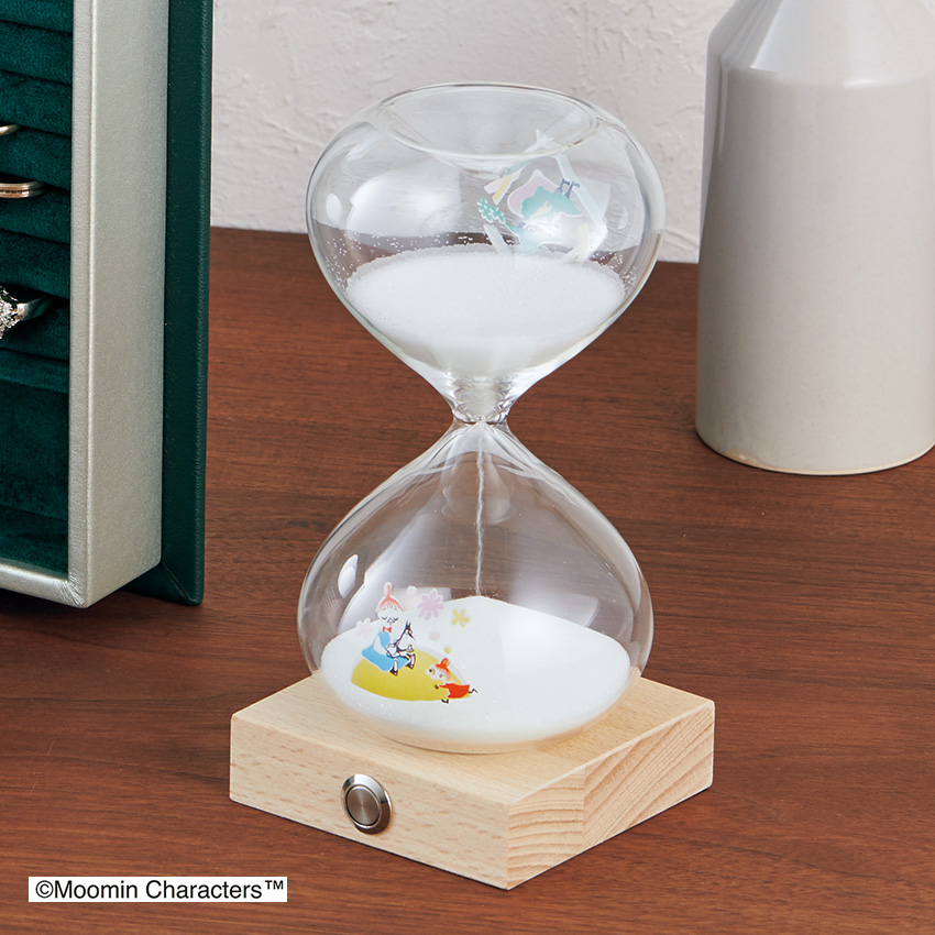 ムーミン 砂時計15分計／LEDライト付