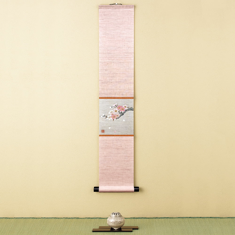 手描きタペストリー／桜