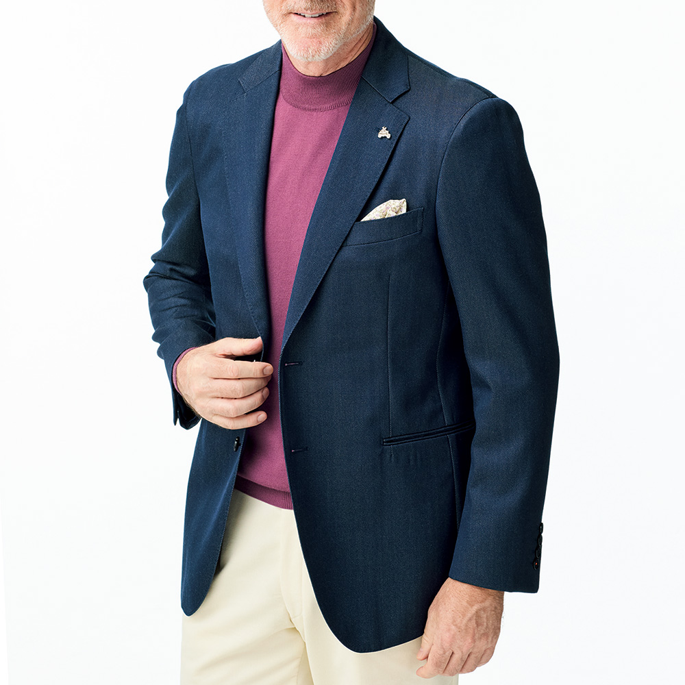 尾州製ファインメリノウールデニムジャケット