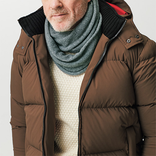 洗えるカシミヤ･スヌード