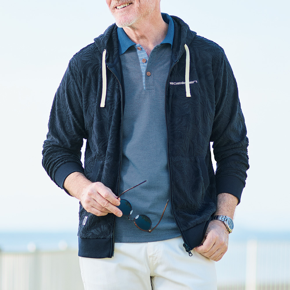 デニム調カノコポロシャツ