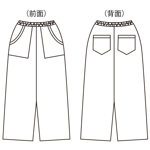 リネンツイルのベイカーパンツ