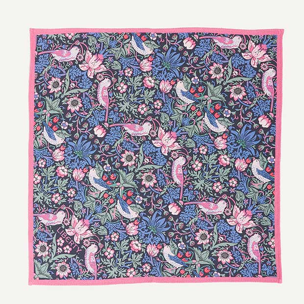 リバティ&times;京都ちりめん･丸仙コラボ風呂敷（小）