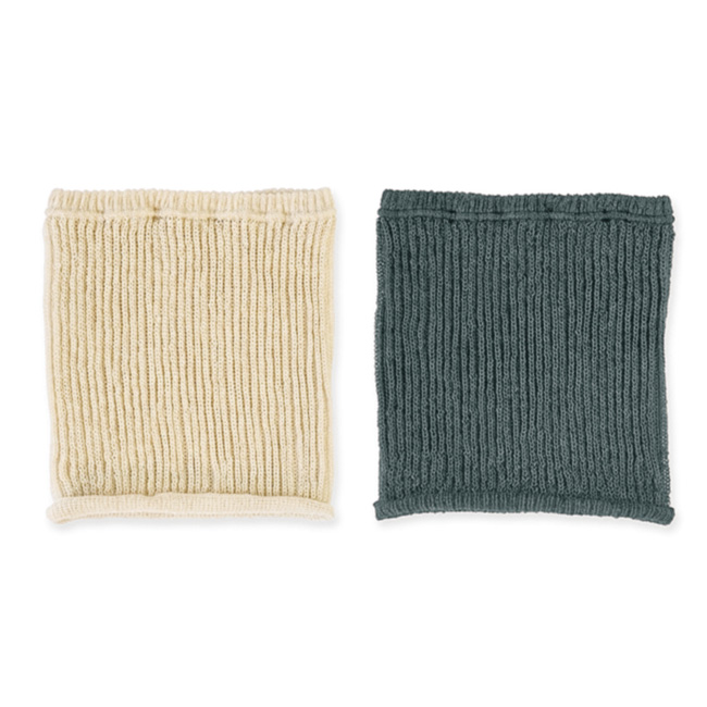 ウール混ネックウォーマー／2色セット