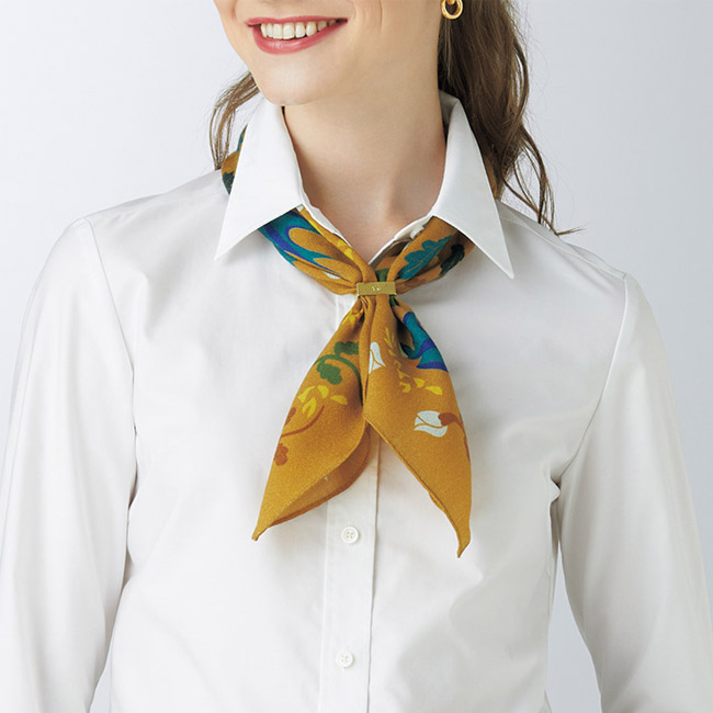 リング付きミニウールストール