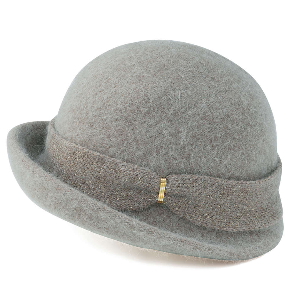 リボンベルト付きニットハット