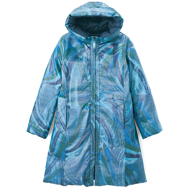 ハコフデ染め･リバーシブルダウンコート