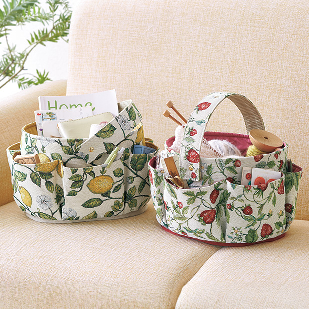 スペイン製ジャカード織りのマルチバスケット