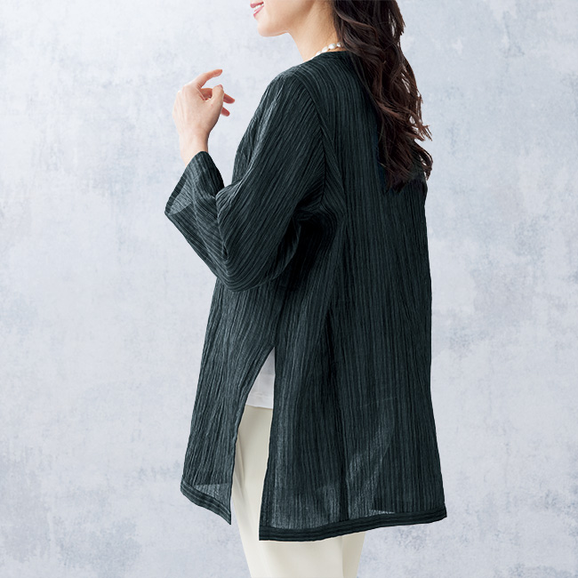 小千谷縮・Vネックプルオーバー