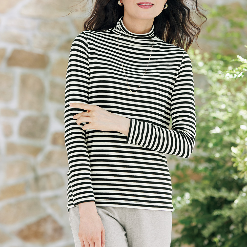 ボトルネック・ボータープルオーバー