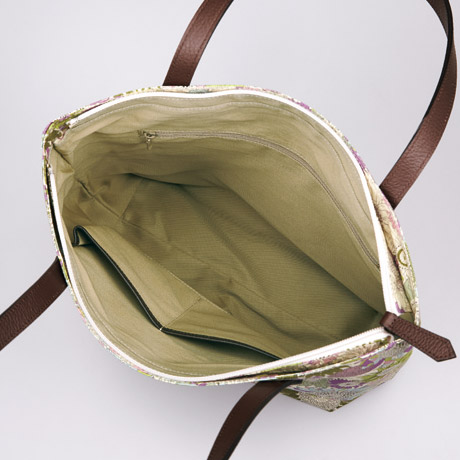 リバティプリント生地で作ったトートバッグ