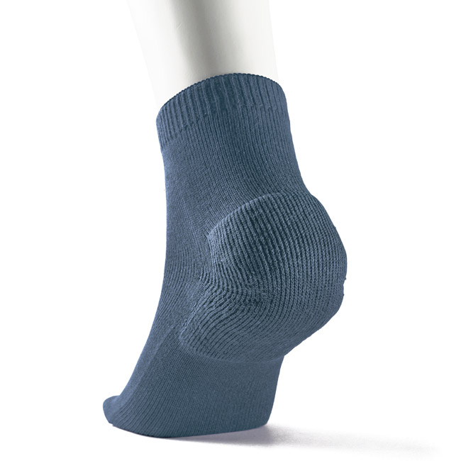 かかとが厚い麻混靴下／4色セット
